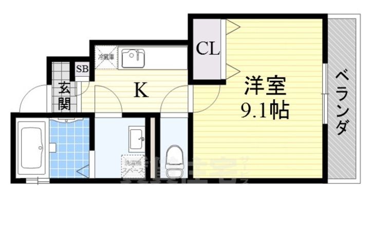 アスピリア古池の間取り