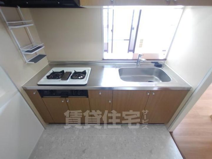 大阪府茨木市東太田3丁目の賃貸マンションのキッチン