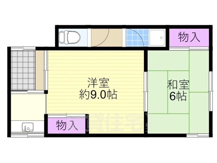 大阪府大阪市西淀川区大和田5丁目(一戸建)の賃貸物件-の間取り