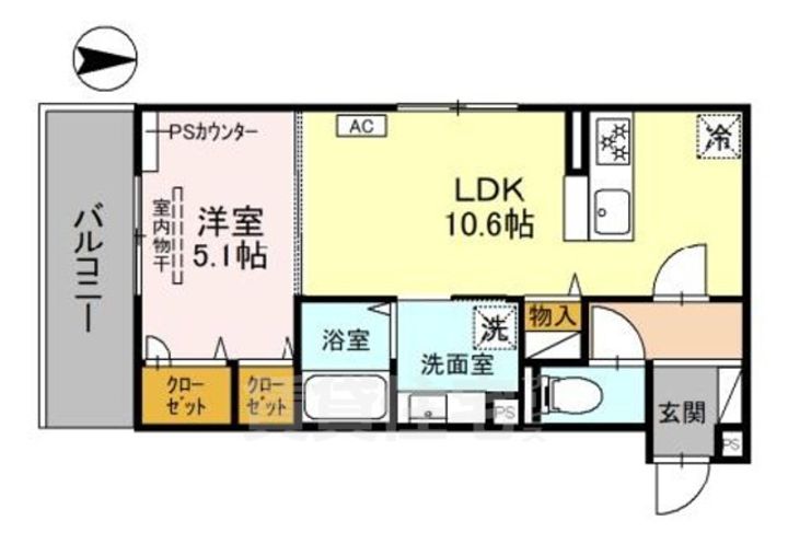 vogue京都桂の間取り