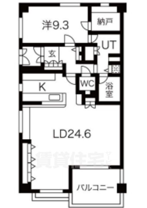 名次町ロジュマンの間取り