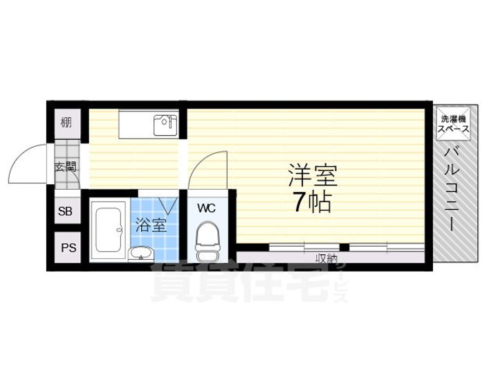 サンハイツ白鳩パート2の間取り