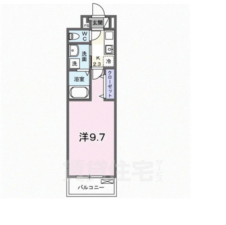 コーポハピネス白砂の間取り