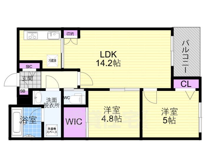 ラス・パルマス京小町の間取り