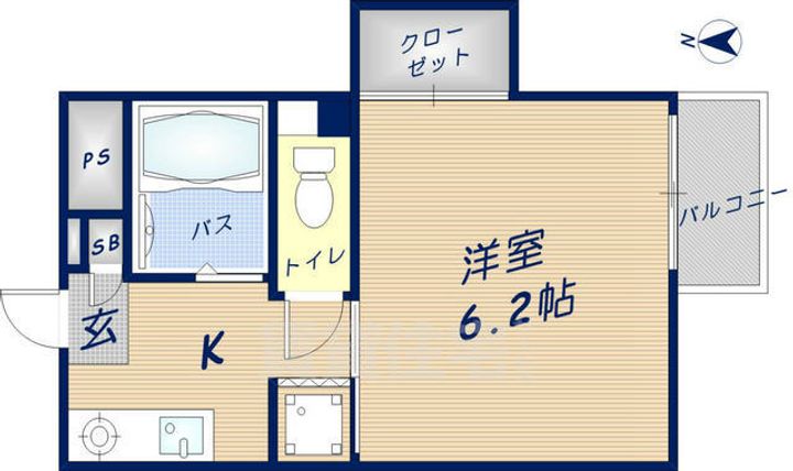 ハイツあかつきの間取り