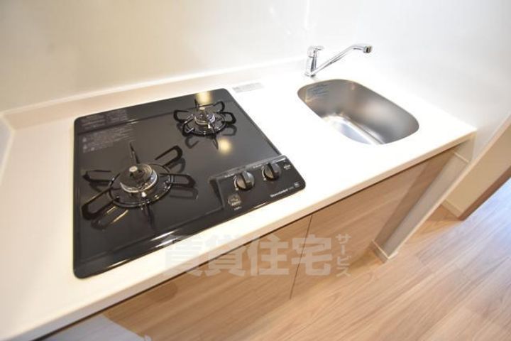 大阪府堺市西区浜寺石津町中1丁の賃貸マンションのキッチン
