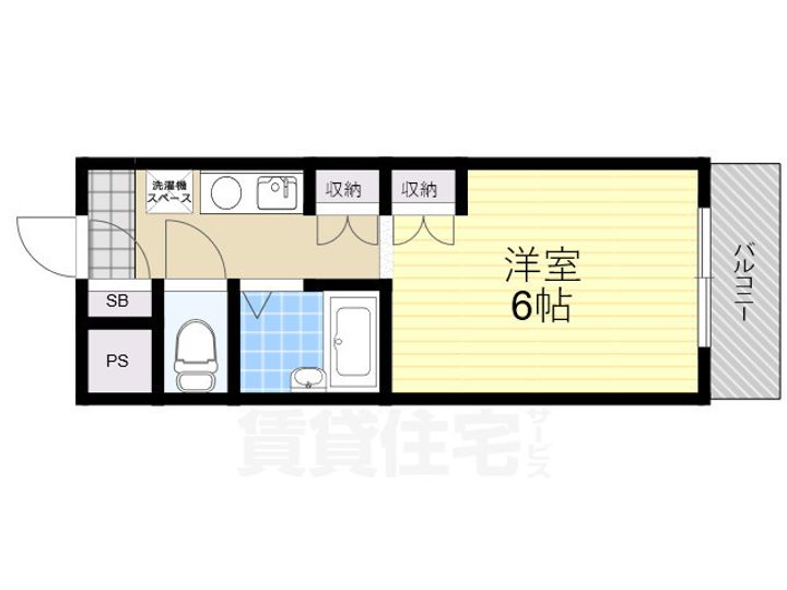 新大宮シティ・パル322の間取り