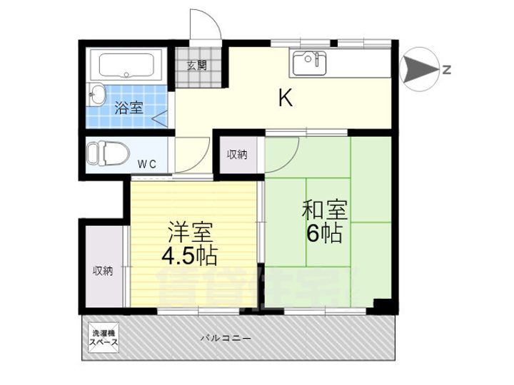 クローバーハイツの間取り
