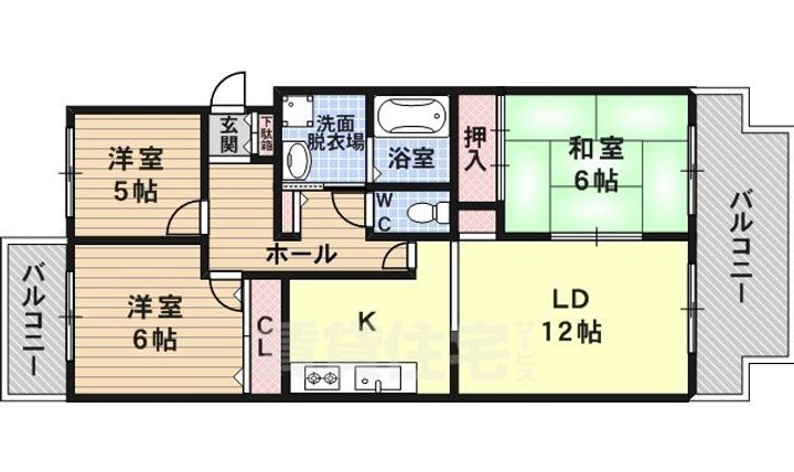 ユージーコート巽の間取り