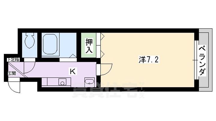 CASA祇園(カーサギオン)の間取り