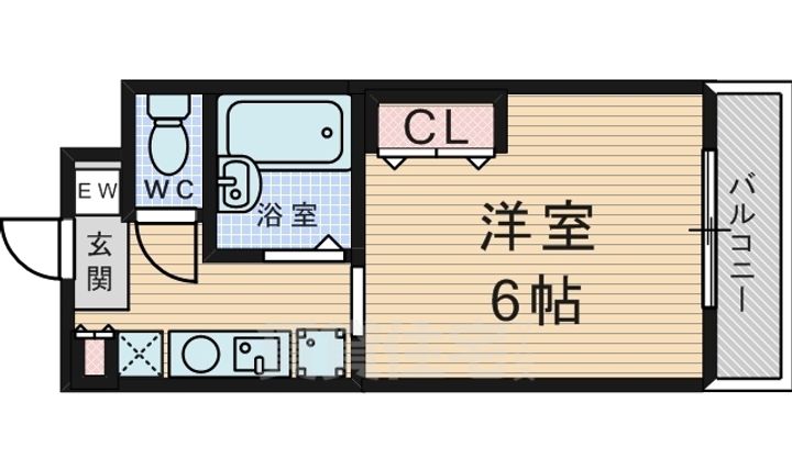 ジュネス蛍池の間取り