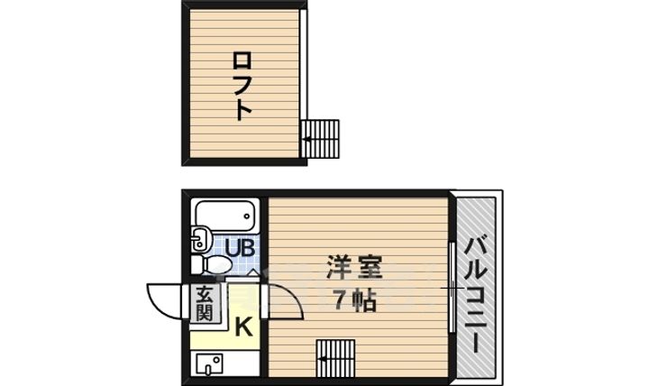 ロイヤルハイツまつい2の間取り