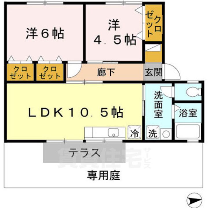 ボナール柳の間取り