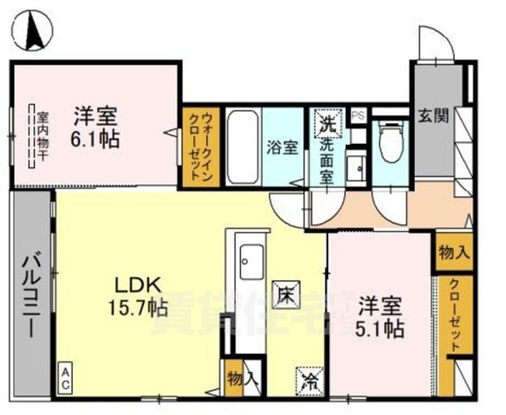 カリーノディモーラの間取り