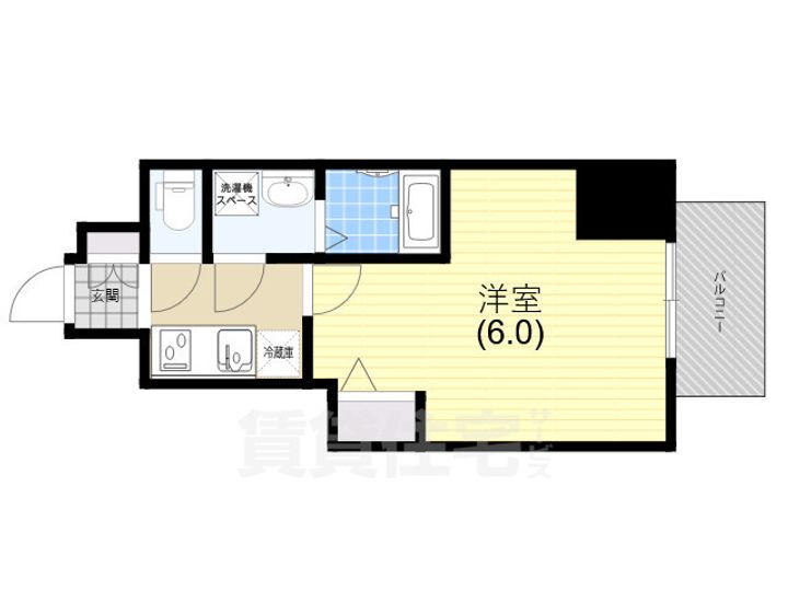 セオリー神戸ウエストゲートの間取り