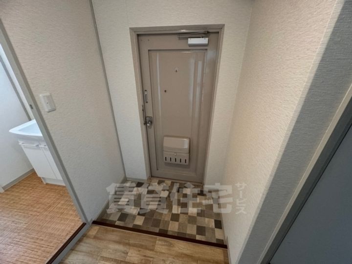 グリーンハイツ白川の玄関