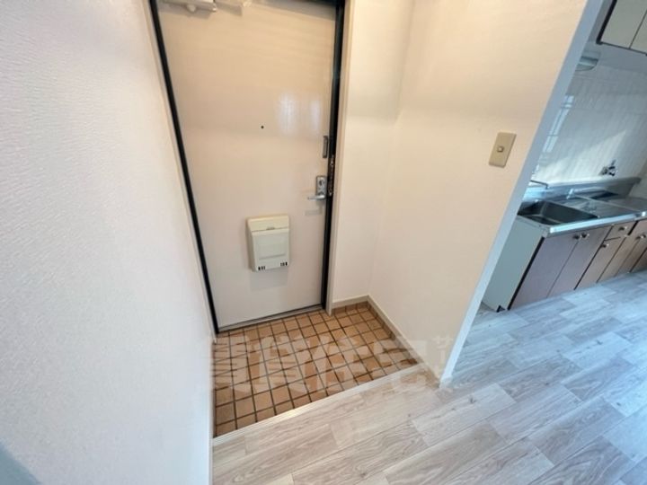 大阪府堺市東区日置荘北町2丁の賃貸マンションの玄関