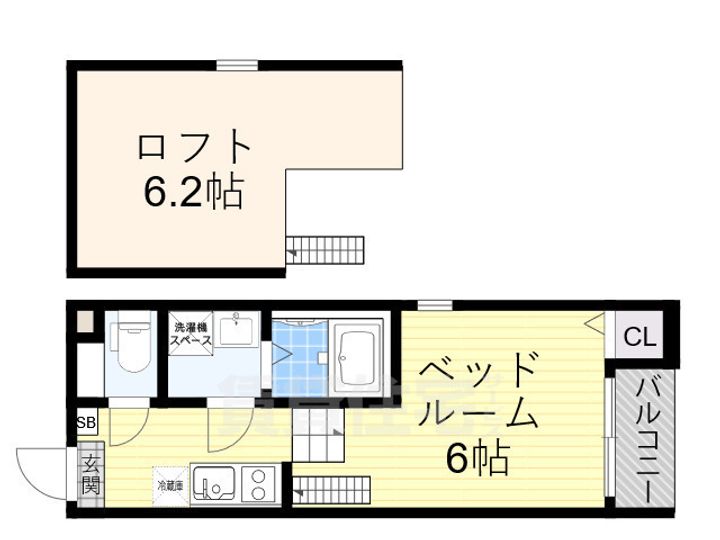 ハーモニーテラス加島の間取り