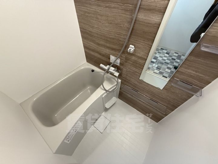 大阪府大阪狭山市池尻中1丁目の賃貸アパートの風呂