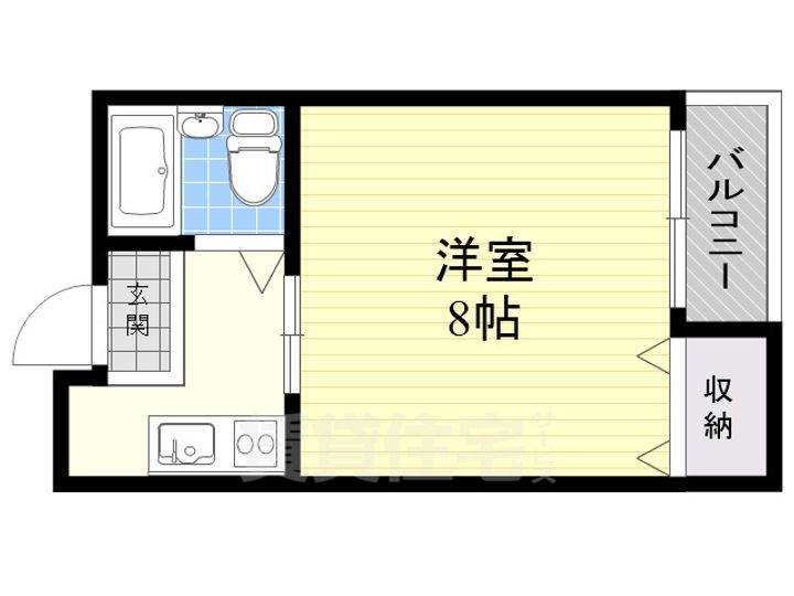 大阪府豊中市螢池東町4丁目の賃貸マンションの間取り