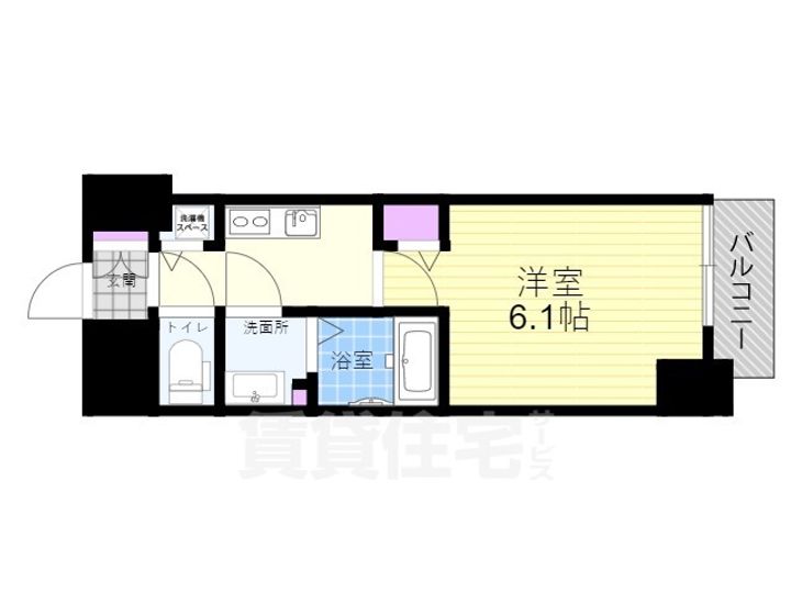 プレサンス塚本駅前の間取り
