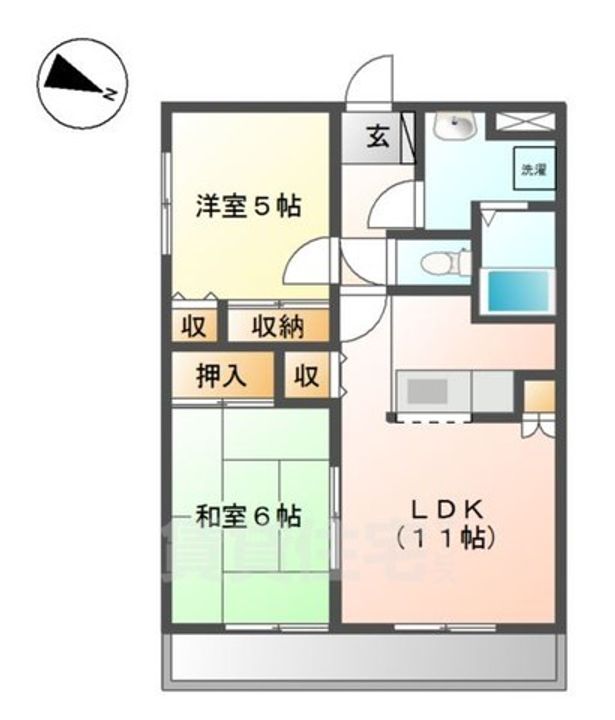 キヨパレスの間取り