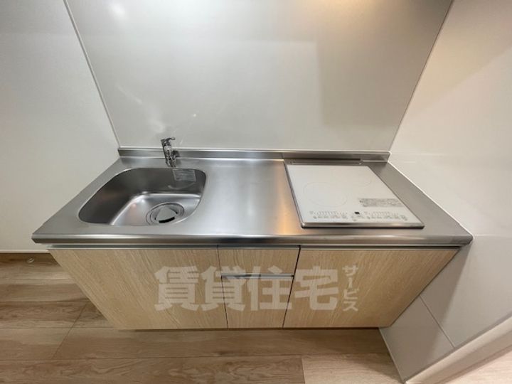大阪府堺市堺区今池町2丁の賃貸アパートのキッチン