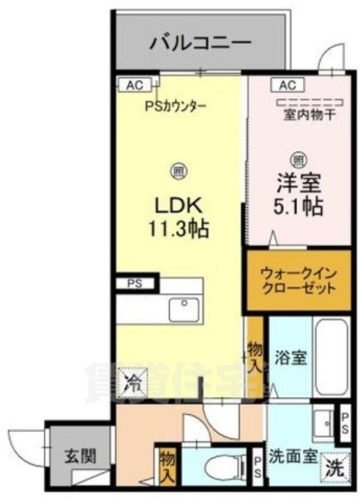 イルソラーレ須磨の間取り
