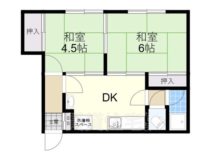 梶原ハイツの間取り