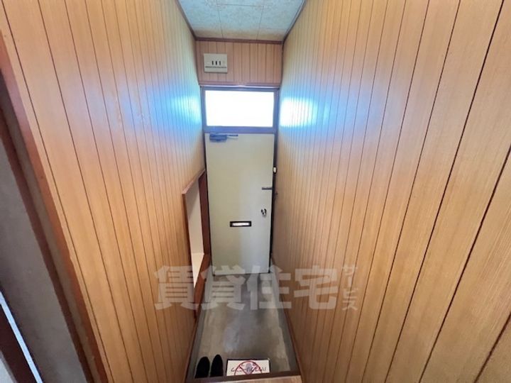 梶原ハイツの玄関