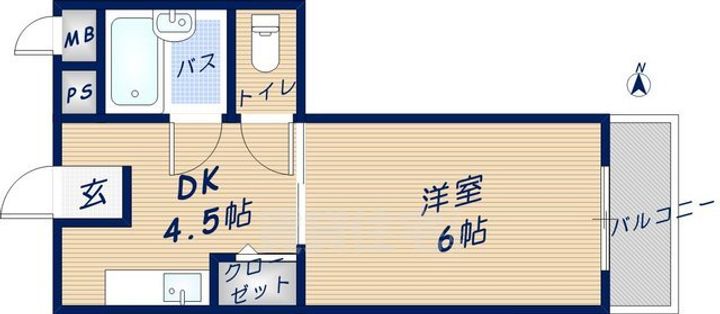 枚岡グリーンヒルズの間取り