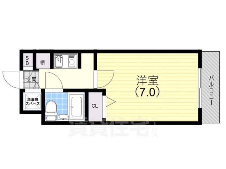 シェスタ白川台の間取り