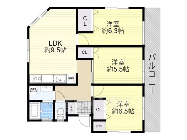 兵庫県尼崎市東難波町3丁目(一戸建)の賃貸物件の間取り