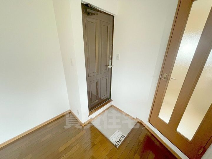 大阪府八尾市東山本町6丁目の賃貸アパートの玄関