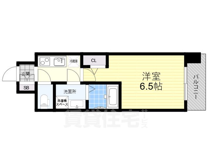 大阪府大阪市城東区関目3丁目(マンション)の賃貸物件の間取り