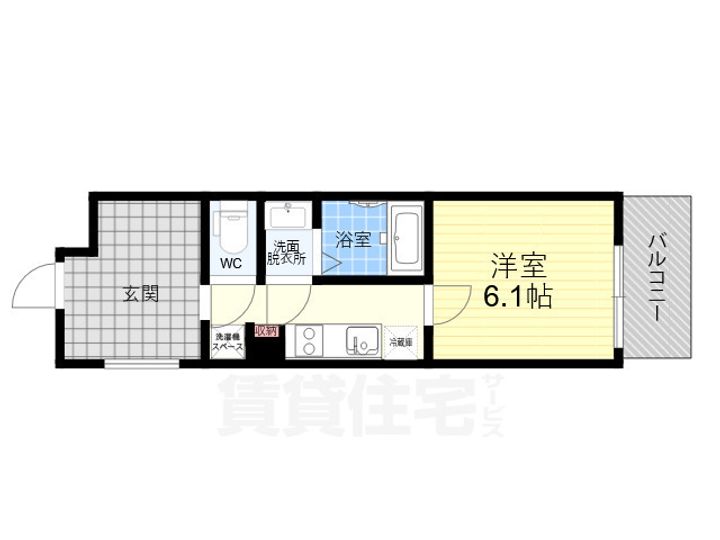 STANDZ金閣寺前の間取り