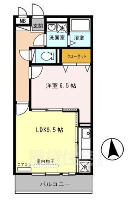 セジュール神領の間取り