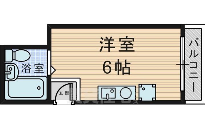 ハイツ蛍池A棟の間取り