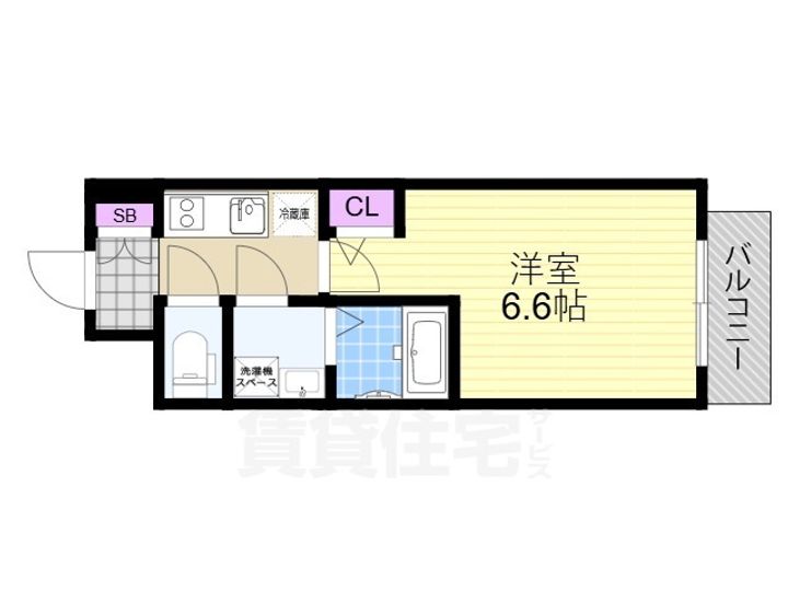 大阪府大阪市淀川区加島3丁目の賃貸マンションの間取り