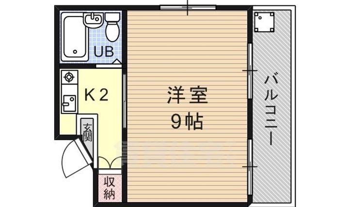 山科御陵小堀マンションの間取り