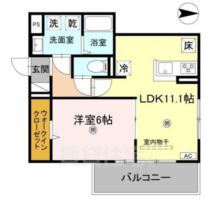GRAMM北大路の間取り