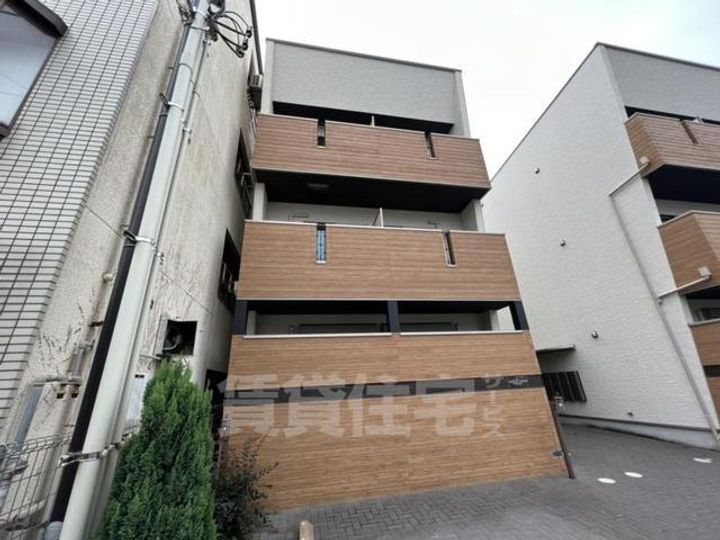 大阪府大阪市西淀川区竹島3丁目の賃貸アパートの外観