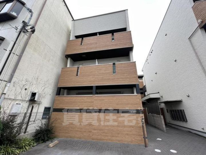 大阪府大阪市西淀川区竹島3丁目の賃貸アパートの外観