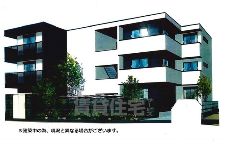 大阪府高槻市上田辺町の賃貸アパートの外観