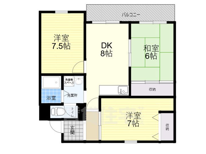 カサクレストの間取り