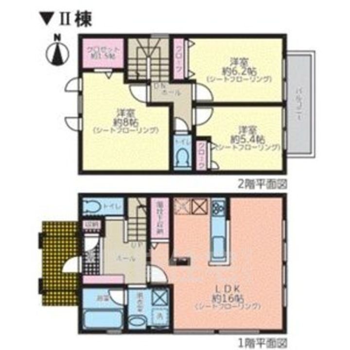 愛知県名古屋市瑞穂区田辺通1丁目(一戸建)の賃貸物件の間取り