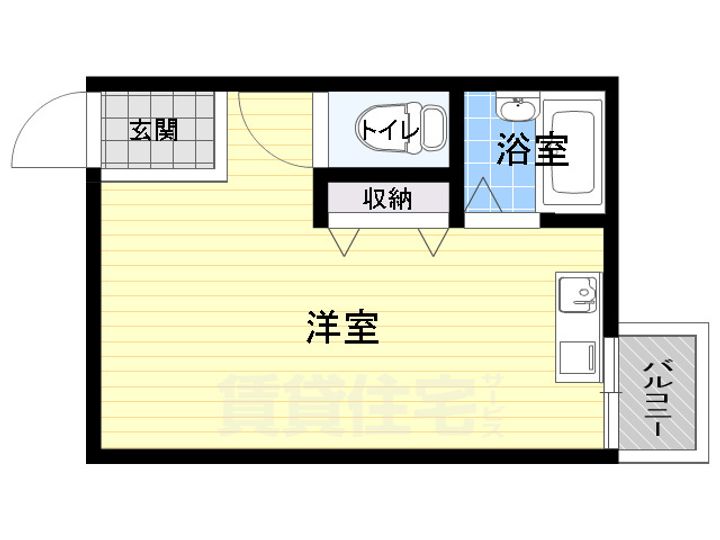 大阪府大阪市住吉区苅田10丁目の賃貸マンションの間取り