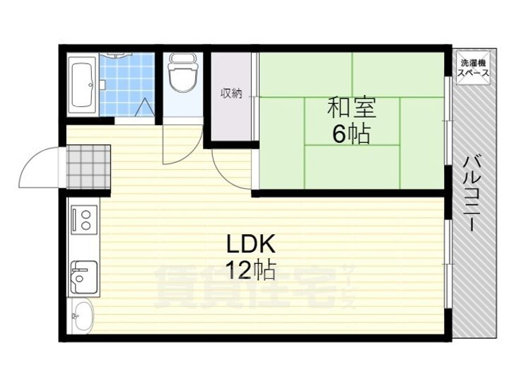 パル恵我之荘の間取り