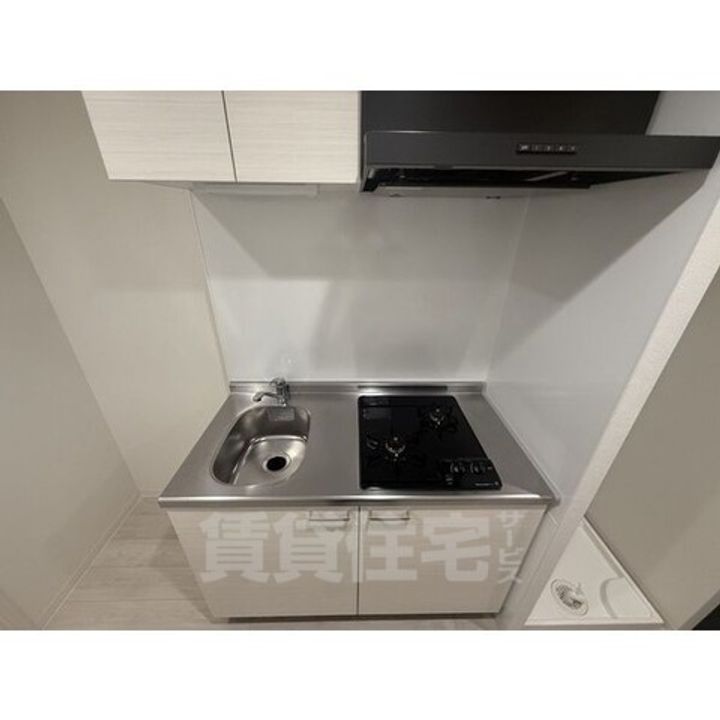 大阪府堺市堺区甲斐町東1丁の賃貸マンションのキッチン