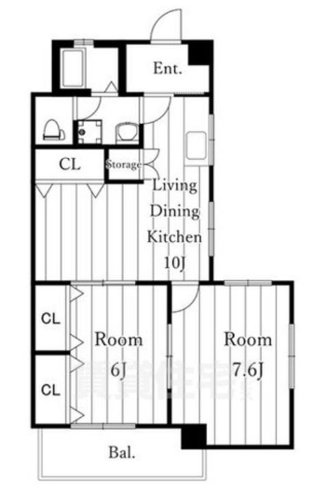 メゾン猫洞の間取り